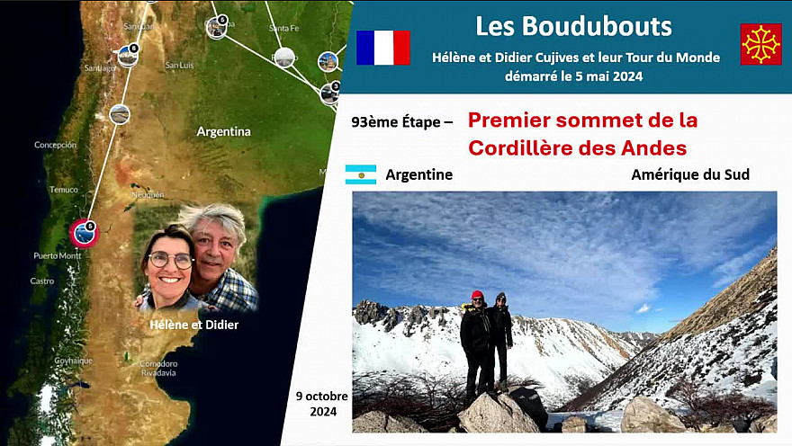 Acteurs-Locaux 'Les Boudubouts' 93ème étape en Argentine - Première ascension de Sommet de la Cordillère des Andes